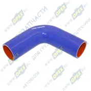 Шланг ШО (патрубок) кривой ф48 КАМАЗ-5490 радиатора (L=150/150мм) силикон