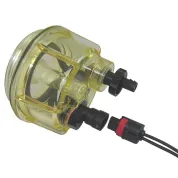 Стакан (колба) сепаратора подогрев 12V (внешн. резьба); Racor серия 300/400/600 (R120/R150/R160/R250 P/S/T)