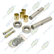 Шкворень ф38х220 с пазом на торце, поворотного кулака ЗИЛ-130,ПАЗ,ЛАЗ (комплект на ось ПОЛНЫЙ)