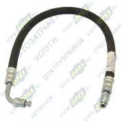 Рукав ВД (шланг) L=685 Ш=М16+К17/Ш=М16+К17 1 фитинг 90 гр. ГУРа прямой нагнетательны