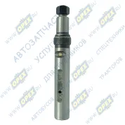 Палец резьбовой L=215 ф25/ф30/ф35 с лысками М16х1,5 Р=18 выточка торц. отв. М10х1 рессоры передней SHAANXI (под гидроцилиндр)