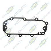 Прокладка КПП (сталь) С/Ф 220х95, 1отв. ф9, 1отв.ф10, 11отв. ф7 (ZF TRAXON)