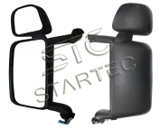 Зеркало основное правое длинный кронштейн с подогревом и эл.регулировкой 124/144(SER.4) ('96-'04) / SER.4R/P/T('04-) SCANIA P-, G-, R-, T Truck (2003-