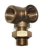 Фитинг (тройник) угловой; Рнаруж=М16х1,5/Рвнутр=М16х1,5/М16х1,5