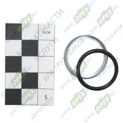 Кольцо ф22х27х2,5 с выточкой, нажимное+уплотнительное кольцо