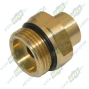 Фитинг (штуцер) прямой; Рнаруж=М22х1,5/ трубка ф8х1,0мм