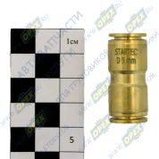 Фитинг (штуцер) прямой; трубка ф9/ф9мм (цанга)