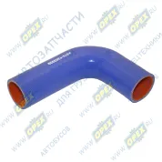 Шланг (патрубок) кривой радиатора МАЗ-4370 угловой нижний (L=235мм,ф=40) силикон