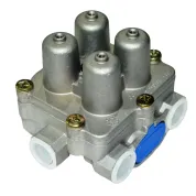 Клапан защитный 4-х контурный M16х1.5 / M22х1.5; (Maх 13 bar); порты: 7; 21/22=6.3 bar, 23/24=5.8 bar VOLVO FH12 (1993-2020) VOLVO FH12 (1993-2020) DA