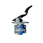 Кран тормозной 2-х секционный подпедальный (с педалью в СБ)