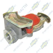 Головка соединительная M16х1.5 - красная; прицеп (без клапана) BPW (1970-2020), DAF LCV (1970-2020), KRONE (1970-2020), MAN LCV (1970-2020), NEOPLAN (