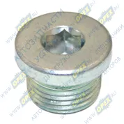 Пробка DIN908 М18х1,5 h=16 под внутр.шестигр-к 8