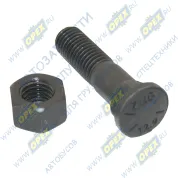 Болт С/И 5/8"(М16х70) - 11 UNС L=56 кругл. голов. с квадр. подгол. в сб. с гайкой зуба ковша JCB 3СX, 4CX