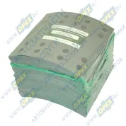 Накладки тормозные (комплект) 420х180; STD RABA 718, НЕФАЗ, ВОЛЖАНИН. (128 отв.: 6.35х14.3 - L9 / 93684)