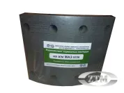 Накладка тормозная (205х160) МАЗ,КрАЗ (к-т 8 накладок,64 заклеп.)