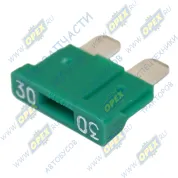 Предохранитель (флажковые) плоский штырьевого типа (30А) Standard зеленый