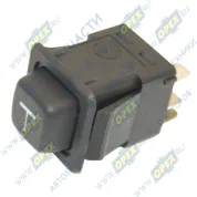 Выключатель-кнопка 24v; 4 плоские клеммы, без фиксации, дистанц.вкл.массы