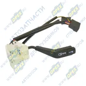 Переключатель ГАЗ-3302,3307, указат.поворот.и света со встроен.сигналом L=170; 12-24V; 9 плоских клемм