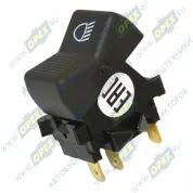 Переключатель-клавиша 2-х поз. 12-24v 3контакта света фар 2 поз. КАМАЗ ближнего света