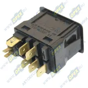 Переключатель-клавиша 3-х поз. 12-24V 8контактов отопителя УРАЛ,МАЗ
