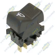 Переключатель-клавиша 3-х поз. 12-24v 6контактов стеклоочистителя