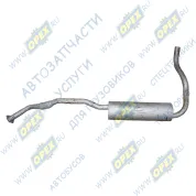 Глушитель ГАЗ-33081,Садко (дв.ММЗ Д-245) с трубами ф360 L=805 Lтрубы=520 фл 2отв.ф10/L1трубы=1100 (дизель) (1550х95