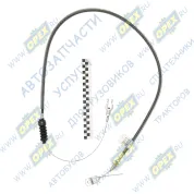 Трос газа L=1745 в оплетке с пружиной и наконеч.(Привод гибкий)