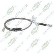 Трос газа L=2455 в оплетке с пружиной и наконеч.(Привод гибкий)