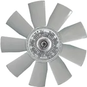 Вискомуфта вентилятора с крыльчаткой (ф600 мм - 9 лопастей); ЯМЗ 7601.10, 656.10, 236НЕ2-24