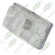 Фонарь габаритный (белый) 110х60; фишка 2 плоск.клеммы,24В, НЕФАЗ-5299,МАЗ-103