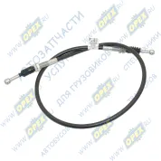 Трос ф12 L=1410 в оплетке с наконеч.ф10/ф10 стояночного тормоза передний (1410х0х0)