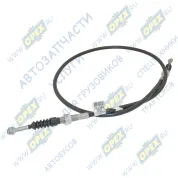 Трос ф12 L=1768 в оплетке с наконеч.ф10/ф10 стояночного тормоза L=1770 ГАЗ-3307,3309 (1410х0х0)