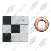 Шайба плоская медная ф9х17х2