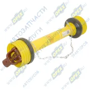 Вал карданный 8 шлиц/шпонка L=940 , привода щетки в кожухе МТЗ