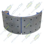 Колодка L=550 S=160 с роликом ,втулками,пальцем,передняя/задняя тормозная с накладками (ПАЗ 3203,3204)