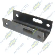 Кронштейн МАЗ хомута опоры вала карданного (L=187, S=87х80, H=55, 8 отв.)