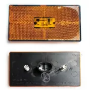 Фонарь габаритный оранжевый 12/24V овальный разъем АМР (светодиод)