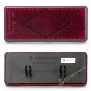 Световозвращатель заднего буфера красный ромб с защелками н\о 2705