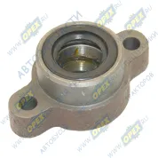 Стакан кулака разжимного МАЗ с подшипником (фнаруж=72 L=138 h=60 h1=52 h2=26; 2отв.ф15/1отв.М10х1 с ШС, чугун)