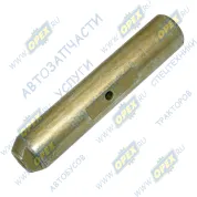 Палец ушка рессоры МАЗ передней (ф32х160, с двумя прот-ми и торц.отв. с двух сторон d=14 d-10)