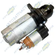 Стартер 24В z=10 модуль-3,75 КАМАЗ ЕВРО-2 (крепеж 3 болта) с колоколом