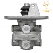 Кран тормозной 2-х секционный подпедальный (без педали)