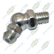 Пресс-масленка М6х1 угловая (45 градусов) (2.3.45.Ц6) ГОСТ 19853-74