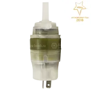 Насос (ПВХ) L=95; 24В; 2 плоские клеммы по центру; 1 выход ф5; стеклоомывателя н/о ЗИЛ, КАМАЗ