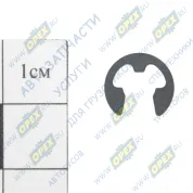 Кольцо стопор. наружн.(на вал) с ушками ф8х11х1 быстросъемное сталь, ГОСТ13942-86