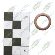 Шайба плоская медная ф14х20 DIN 7603