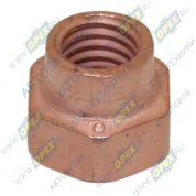 Гайка DIN980 М8х1,25 h=11 К=13 (медь) самоконтрящаяся