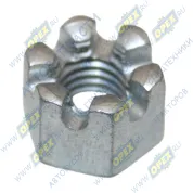 Гайка С/И М8х1,25 h=6 К=14(коронч.) сферическая (0х0х6)