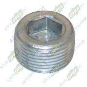 Пробка DIN906 М22х1,5 коническая h=13 под внутр.шестигр.12