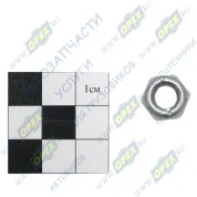 Гайка DIN985 М8х1,25 h=10 К=12/13 самоконтрящаяся с нейлоновым кольцом